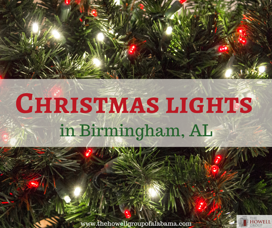 Christmas Lights in Birmingham Alabama